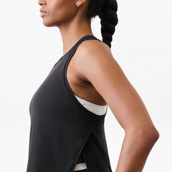 Athleta Tops - Athleta Grid Knit Tank (Navy) - Size Small